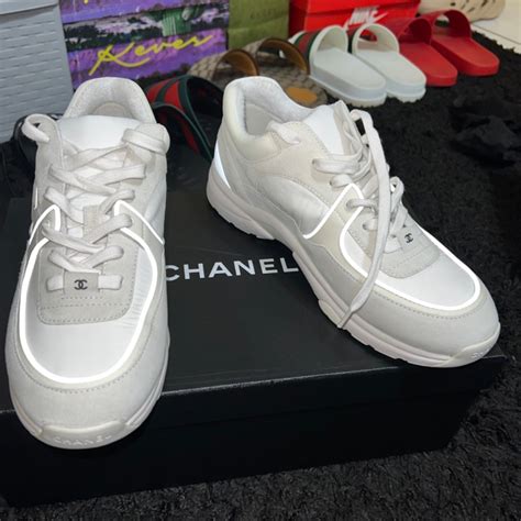 chanel cloth trainers|Chanel trainers men.